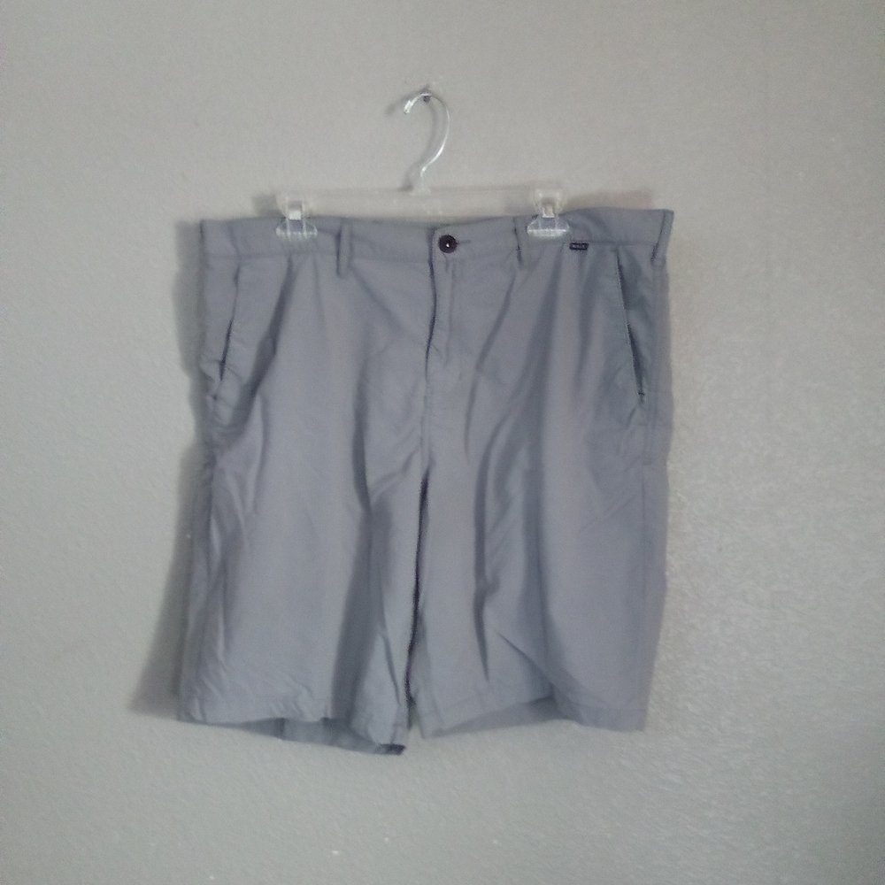 Hurley Gray Flat Front Shorts Casual Style ( Bag V )